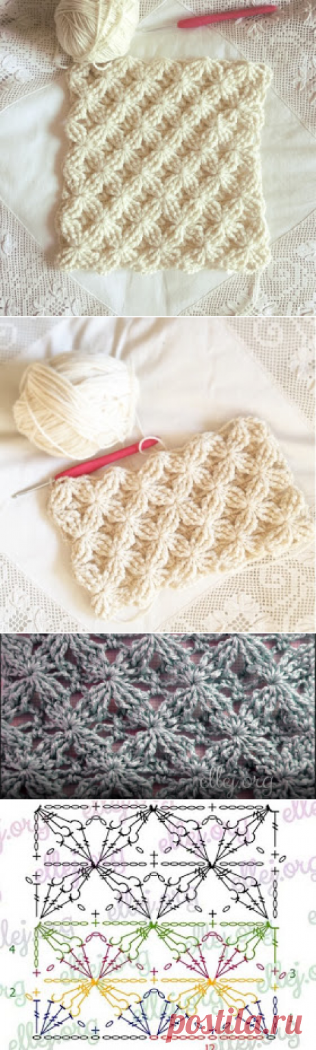 ergahandmade: Crochet Stitch + Diagram + Video Tutorial