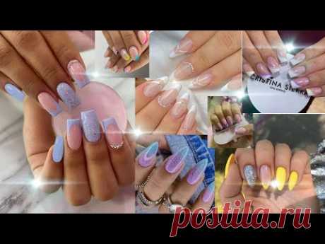 100+latest french nail designs compilation is trendy right now✨/nail trend 2024 💅#latest #2024