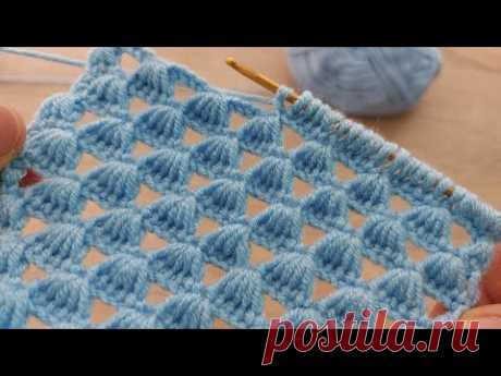Super Easy Crochet Knitting Model Tığ İşi Çok Güzel Harika Örgü Çanta Yelek Battaniye Modeli