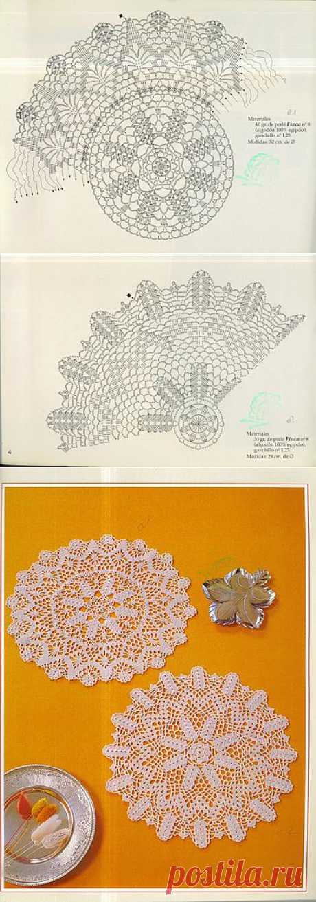 Салфетки крючком..