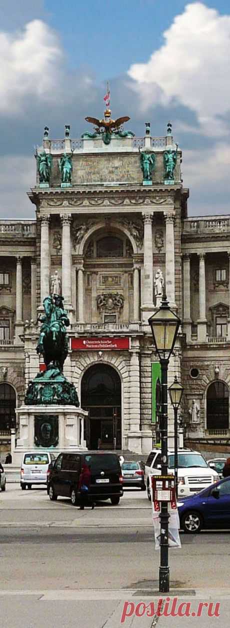 The Austrian national Library - Located in the Hofburg Palace in Vienna | Austria   |  Pinterest