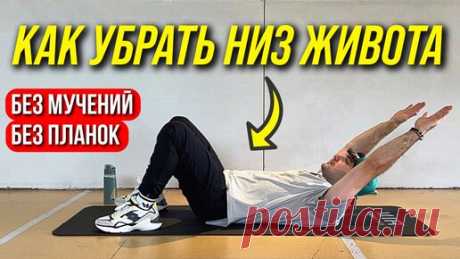 ДМИТРИЙ НОРОК | FIT FOR LIFE | Как убрать низ живота: простые упражнения для начинающих за 8 минут. Тренировка на "нижний пресс" дома с таймером