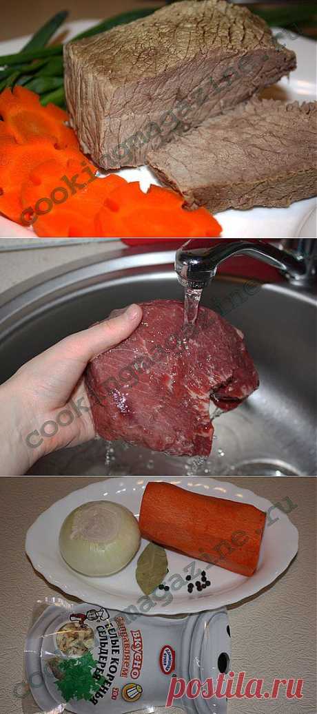 Как правильно сварить мясо (говядину) - Фото Рецепт