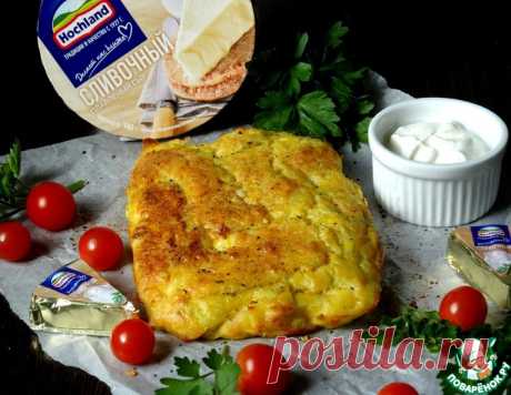 Тыквенно-кабачковый пирог с плавленым сыром – кулинарный рецепт