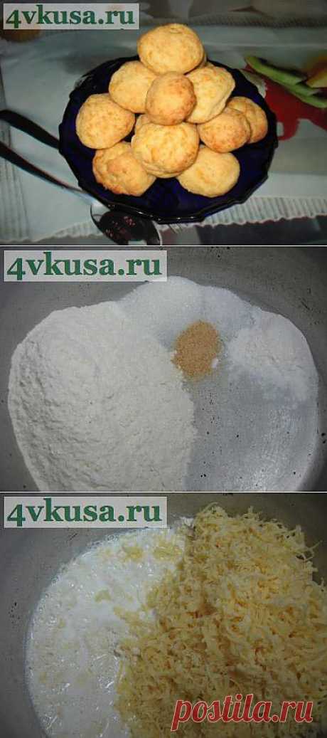 Мини-булочки с сыром и чесноком. Фоторецепт. | 4vkusa.ru