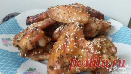 Острые куриные крылышки в глазури | Кулинарные рецепты от «Едим дома!»