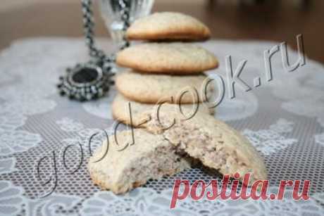 Ореховое печенье на крахмале, рецепт приготовления