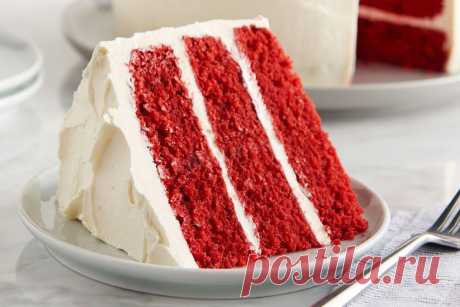 Торт Красный бархат классический рецепт с фото - 1000.menu