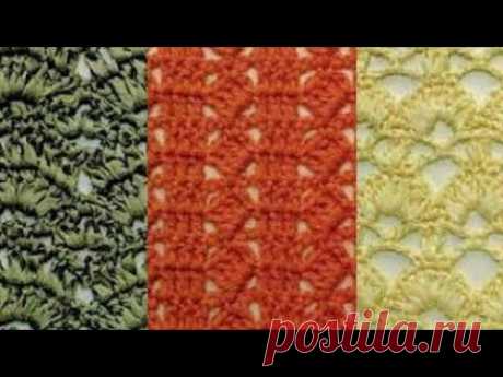 Узор крючком - Crochet Pattern - YouTube