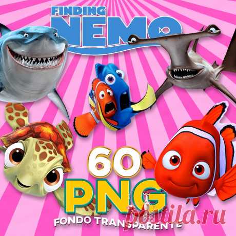 Imágenes clipart de los personajes de Buscando a Nemo | pngwebblog
