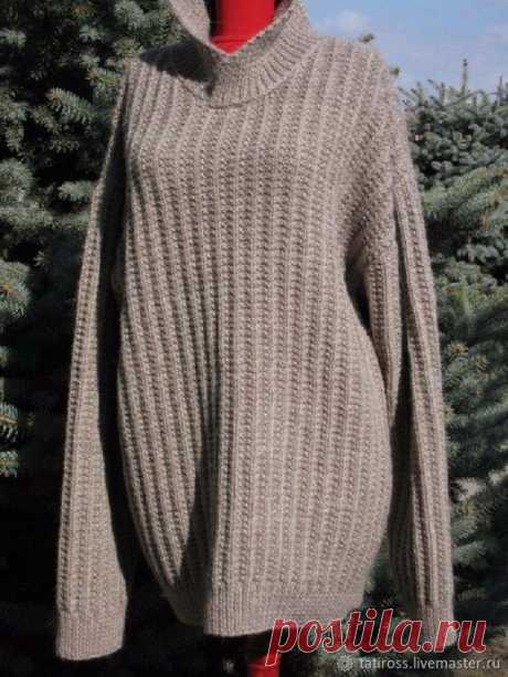 Вяжем свитер, как у Сергея Бодрова (Вязание спицами) — Журнал Вдохновение Рукодельницы
