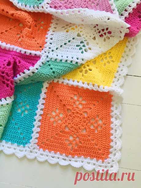 Victorian Lattice Baby Blanket