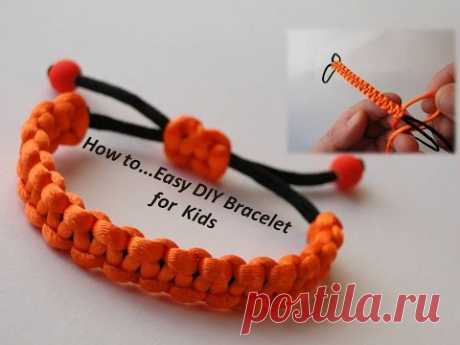 Simple Macrame Bracelet Tutorial – Howto / DIY (Easy)