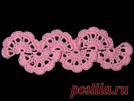 Crochet : Punto Entrelazado #4 - YouTube