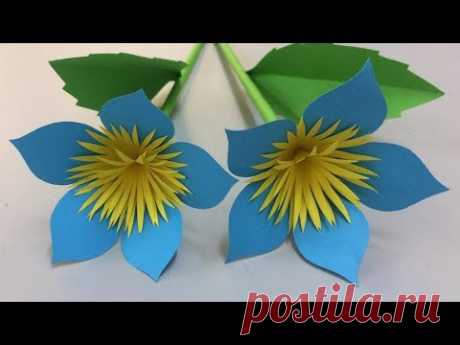 How to Make Beautiful Paper Flowers - Simple Paper Flowers Making