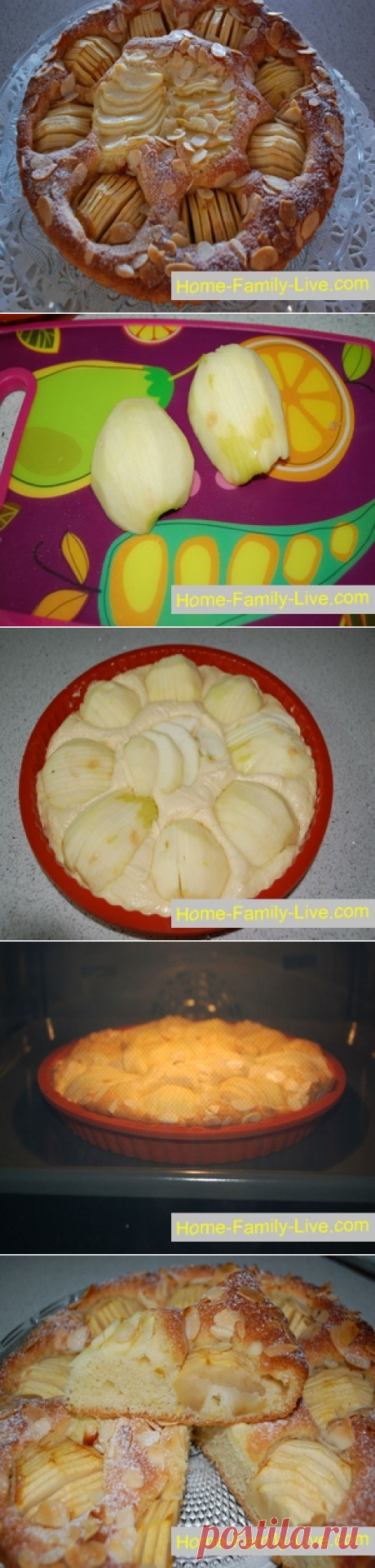 Пирог с яблоком/Сайт с пошаговыми рецептами с фото для тех кто любит готовить