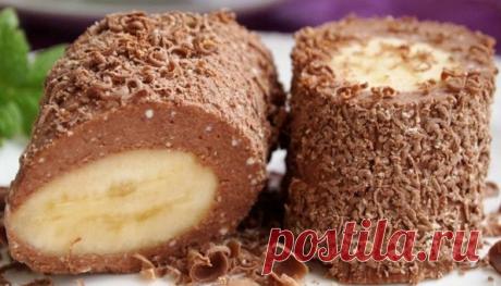 Творожный десерт с бананом на скорую руку | WebVinegret