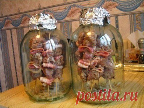 Шашлык в банке.