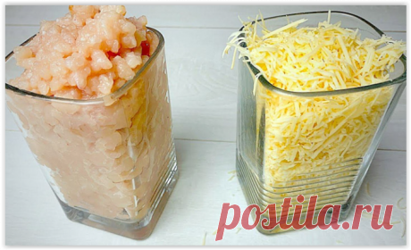 Стакана фарша + стакан сыра - готовим сырный рулет с курицей!