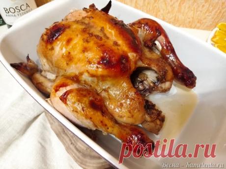 Курица в цитрусовом маринаде рецепт с фото Такую курицу я готовила на рождество. Моим гостям очень понравилась курочка. Мясо курицы нежное, сочное, с приятным ароматом апельсина. Это точно стоит попробовать приготовить.