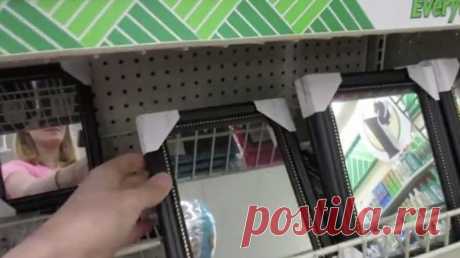 Она купила 9 дешевых зеркал в магазине, чтобы сделать для дома роскошную вещь!