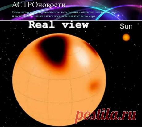 Красный гигант - звезда: видео темных движущихся пятен | АСТРОновости