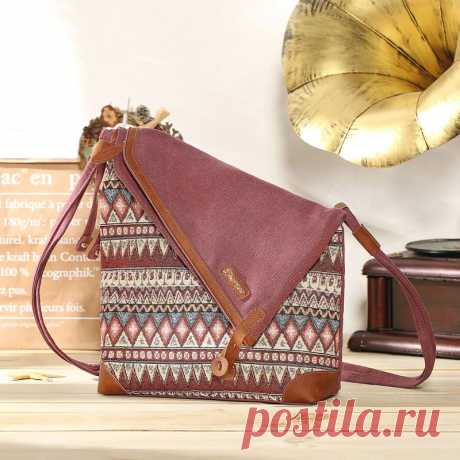 Brenice Винтажная богемская сумка из холста - NewChic