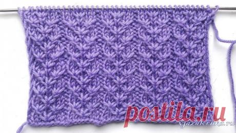 Узор Звездные дорожки спицами
Видео: https://vjazalochka.ru/uzory-vyazaniya/spicami/uzor-zvezdnye-dorozhki-spicami