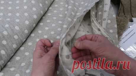 Запись на стене Про наполнители на основе льна, и не только!😘В предыдущем посте рассказали об одеялах из натуральных материалов. Видео из "домашних хроник". Рассказываю Анфисе об образцах, которые мне прислали.