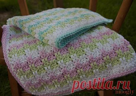 Плед крючком. МК..