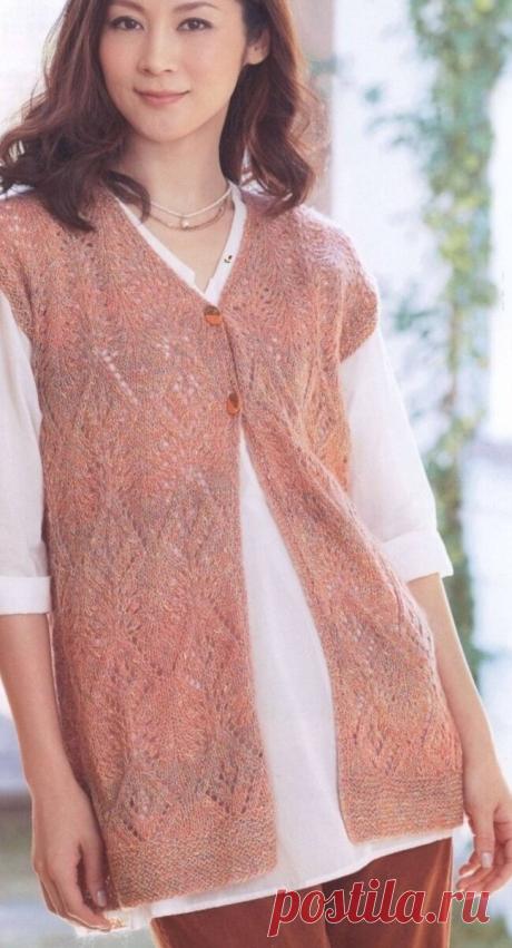 Элегантный жилет на 6 размеров. Япония