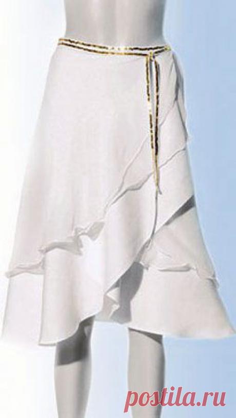 Выкройка юбки со «ступенями»