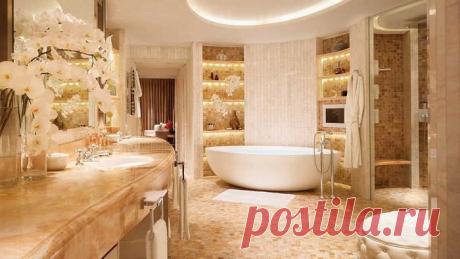 75 оригинальных идей декора ванной комнаты с фото