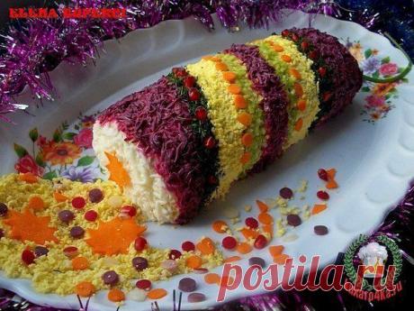 Новогодний салат «Хлопушка» | Банк кулинарных рецептов