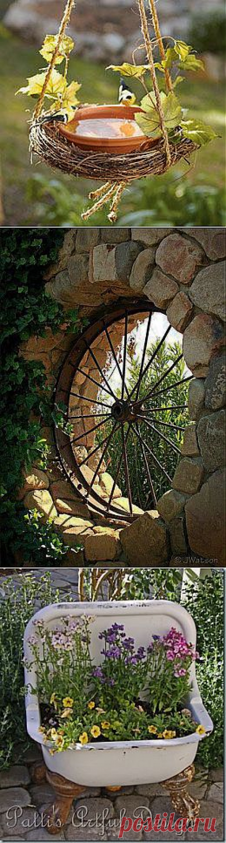 (+1) тема - полезные и приятные мелочи в саду | СДЕЛАЙ САМ!