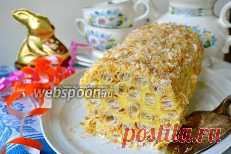 Слоёный рулет а-ля Наполеон рецепт с фото, как приготовить на Webspoon.ru