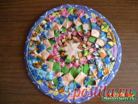 Пэчворк - сидушка артишок, Мастер класс с пошаговыми фото