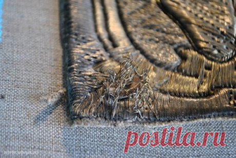 реставрация иконы закончена | Золотошвейная мастерская «Убрус»