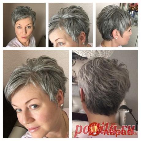Стрижки женщинам после 50 лет .