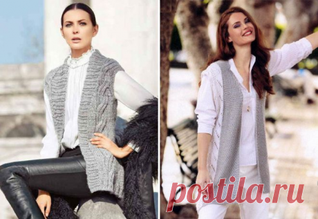 Вязаные жилеты – модный и очень актуальный предмет гардероба | Glamiss | Дзен