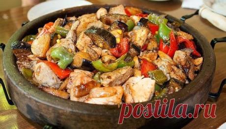 Мясо с овощами на болгарском саче / Экстремальный досуг