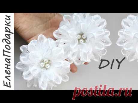 😱 ЭТО ИДЕАЛЬНЫЕ ШКОЛЬНЫЕ БАНТЫ 😱 Bows with flowers 🎀 DIY
