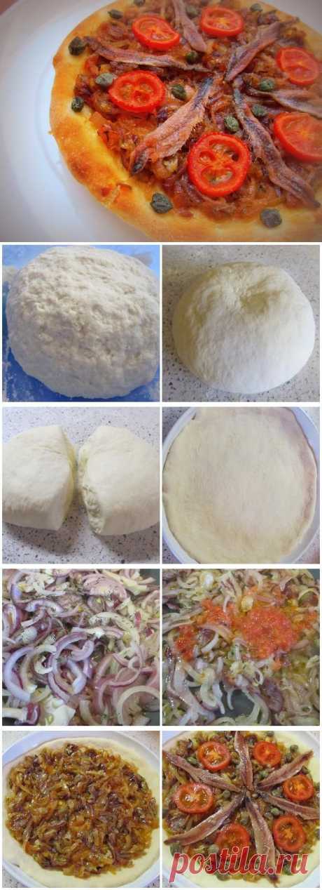 В качестве аперитива… Писсаладьер — французский луковый пирог — Вкусные рецепты