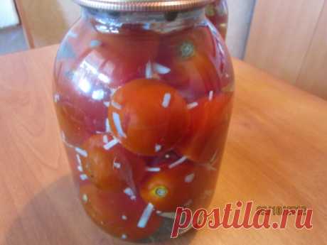 Помидорки чесночные на зиму