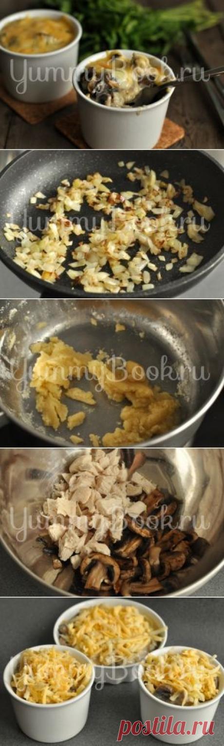 Жюльен с курицей и грибами - пошаговый рецепт с фото