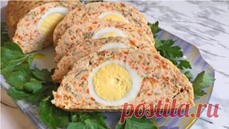 Невероятно вкусный куриный рулет с яйцом — Бабушкины секреты
