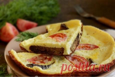 Сытный и аппетитный завтрак: фриттата с хлебом! Рецепт очень вкусного блюда, которым вы с лёгкостью разнообразите свои завтраки и перекусы.