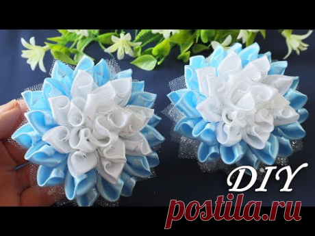 Оригинальная модель. Объемные Банты в Школу. Лепесток с завитком