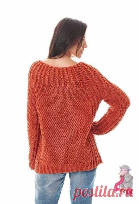 ПУЛОВЕР С КОКЕТКОЙ ИЗ АЖУРНЫХ КОС
Размер: 38/40
Вам потребуется:
700 г пряжи типа Fio Hobby Círculo плиточного цвета номер 4817 (100% акрил, 160 м/100 г); прямые спицы №5 и круговые спицы № 5 длиной 60 см.
Лиц. гладь: лиц. ряды - лиц. петли, изн. ряды - изн. петли.
Жемчужный узор:
1-й ряд: попеременно 1 лиц., 1 изн. п.
2-й и все четные ряды: вязать изнаночными.
Узор из кос: вязать согласно схеме.
Плотность вязания:
жемчужным узором: 15 п. и 26 р. = 10 х 10 см.
П...