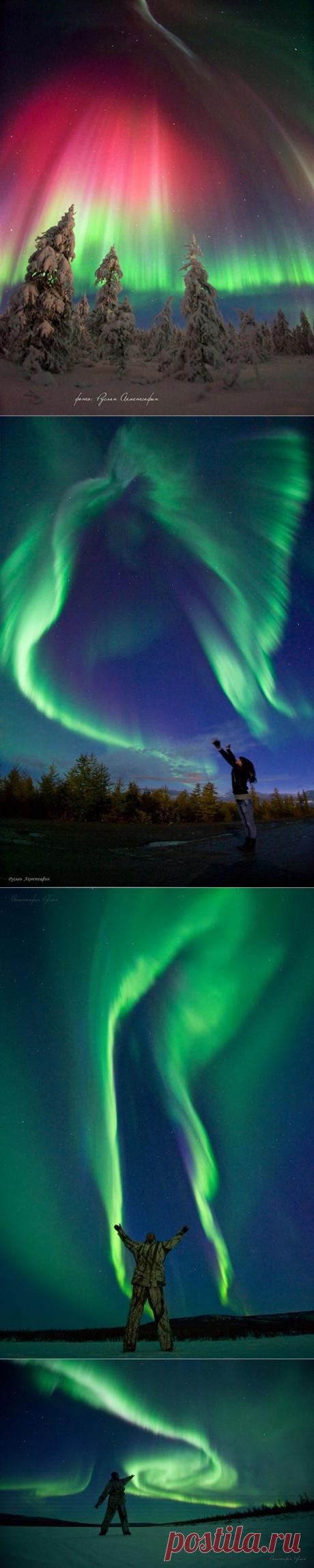 Северное сияние - удивительные фотографии Руслана Ахметсафина